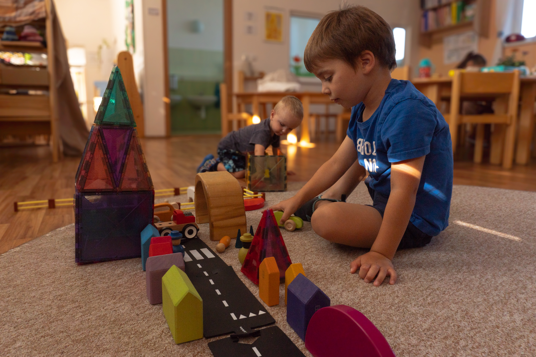 Children making pastries