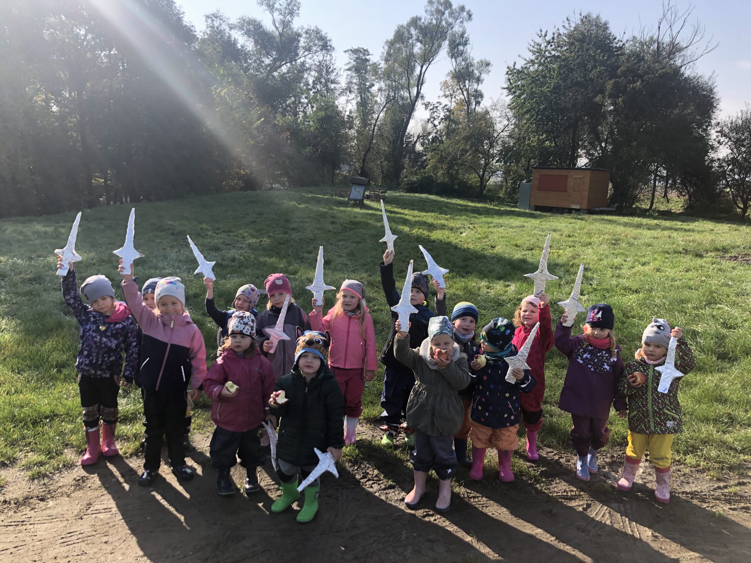 Children making pastries